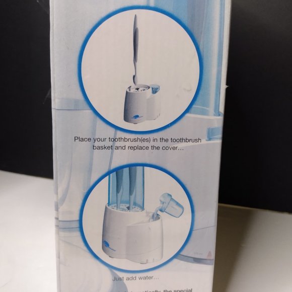 New Germ Terminator Toothbrush Sanitizer & Holder 8 inches Tall - Picture 3 of 7